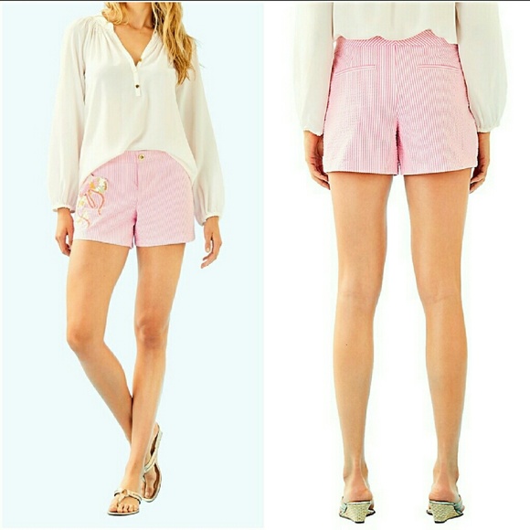 Lilly Pulitzer Pants - Lilly Pulitzer Shorts Callahan Party Seersucker